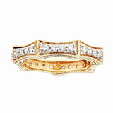 18K Yellow Gold & Diamond Ring