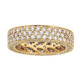 18k Yellow Gold and Diamonds Ring