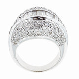 18k White Gold and Diamonds Ring