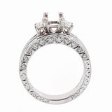 Natalie K 14k White Gold and Diamonds Wedding set