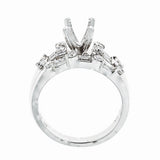 Natalie K. 18K White Gold Engagement & Wedding Ring Set