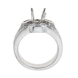 Natalie K. 14K White Gold Engagement & Wedding Ring Set