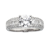 Simon G. 14K White Gold & Diamond Engagement Ring