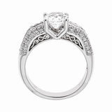 Simon G. 14K White Gold & Diamond Engagement Ring