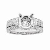 Natalie K. 14K White Gold & Diamond Engagement Ring