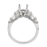 Natalie K. 18K White Gold & Diamond Engagement Ring