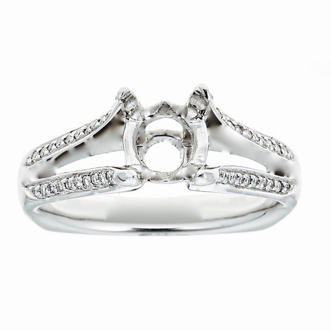 Ritani Platinum & Diamond Engagement Ring