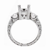 18K White Gold & Diamond Engagement Ring