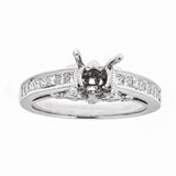 Natalie K. 14K White Gold & Diamond Engagement Ring