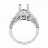 18K White Gold & Diamond Engagement Ring