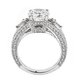 Natalie K 14k White Gold and Diamonds Engagement Ring