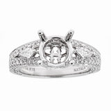 Natalie K 18k White Gold and Diamonds Engagement Ring