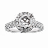 Natalie K. 14K White Gold & Diamond Engagement Ring