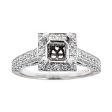 Natalie K. 14K White Gold & Diamond Engagement Ring