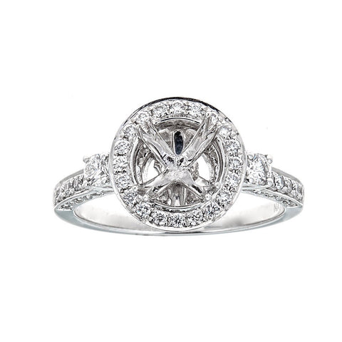 Natalie K 18k White Gold and Diamonds Engagement Ring