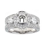 Natalie K 18k White Gold and Diamonds Engagement Ring