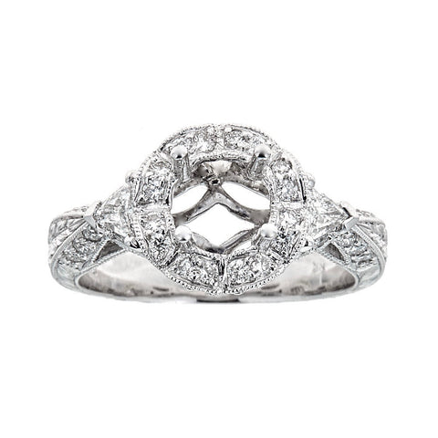 Natalie K. 14K White Gold & Diamond Engagement Ring