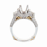 Natalie K. 14K Two-Tone Gold Engagement Ring