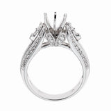 18K White Gold & Diamond Engagement Ring