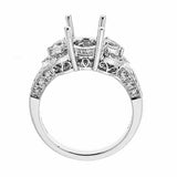 Natalie K 14k White Gold and Diamonds Engagement Ring