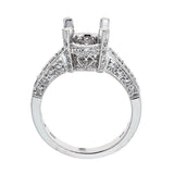 Natalie K 14k White Gold and Diamonds Engagement Ring