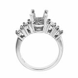 18k White Gold and Diamonds Engagement Ring