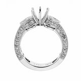 18k White Gold & Diamonds Engagement Ring