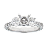 Natalie K 18k White Gold & Diamonds Engagement Ring