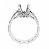18k White Gold & Diamonds Engagement Ring