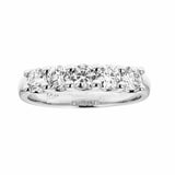 14k White Gold and Diamonds Band