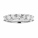 14k White Gold and Diamonds Band