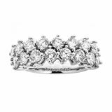 14k White Gold and Diamonds Ring