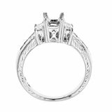 Natalie K 14k White Gold and Diamonds Engagement Ring