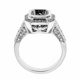 18k White Gold and Diamonds Engagement Ring