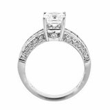 Natalie K 14k White Gold and Diamonds Engagement Ring