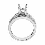 Natalie K 14k White Gold and Diamonds Wedding Set