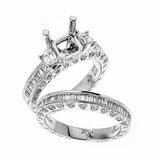 Natalie K White Gold and Diamonds Wedding Set