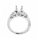 Natalie K 14k White Gold and Diamonds Wedding Set