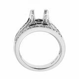 Natalie K 14k White Gold and Diamonds Wedding Set