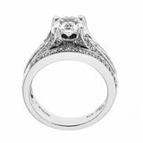 Natalie K. 14K White Gold Engagement & Wedding Ring Set