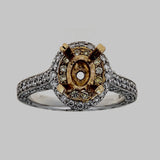 Natalie K. 14K Two-Tone Engagement Ring
