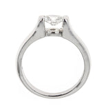 Timeless Solitaire Engagement Ring in Platinum