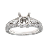 Natalie K. 14K White Gold & Diamond Engagement Ring