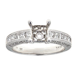 Natalie K. 14K White Gold & Diamond Engagement Ring