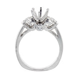 18K White Gold & Diamond Engagement Ring