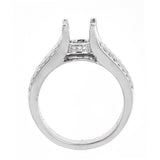 Natalie K. 14K White Gold Engagement & Wedding Ring Set