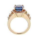 Tanzanite & Diamond 14K Yellow Gold Ring