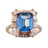 Tanzanite & Diamond 14K Gold Ring