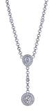 18K White Gold & Diamond Necklace