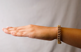Designer Fancy Link Bracelet with Dimond Pavé Closure.